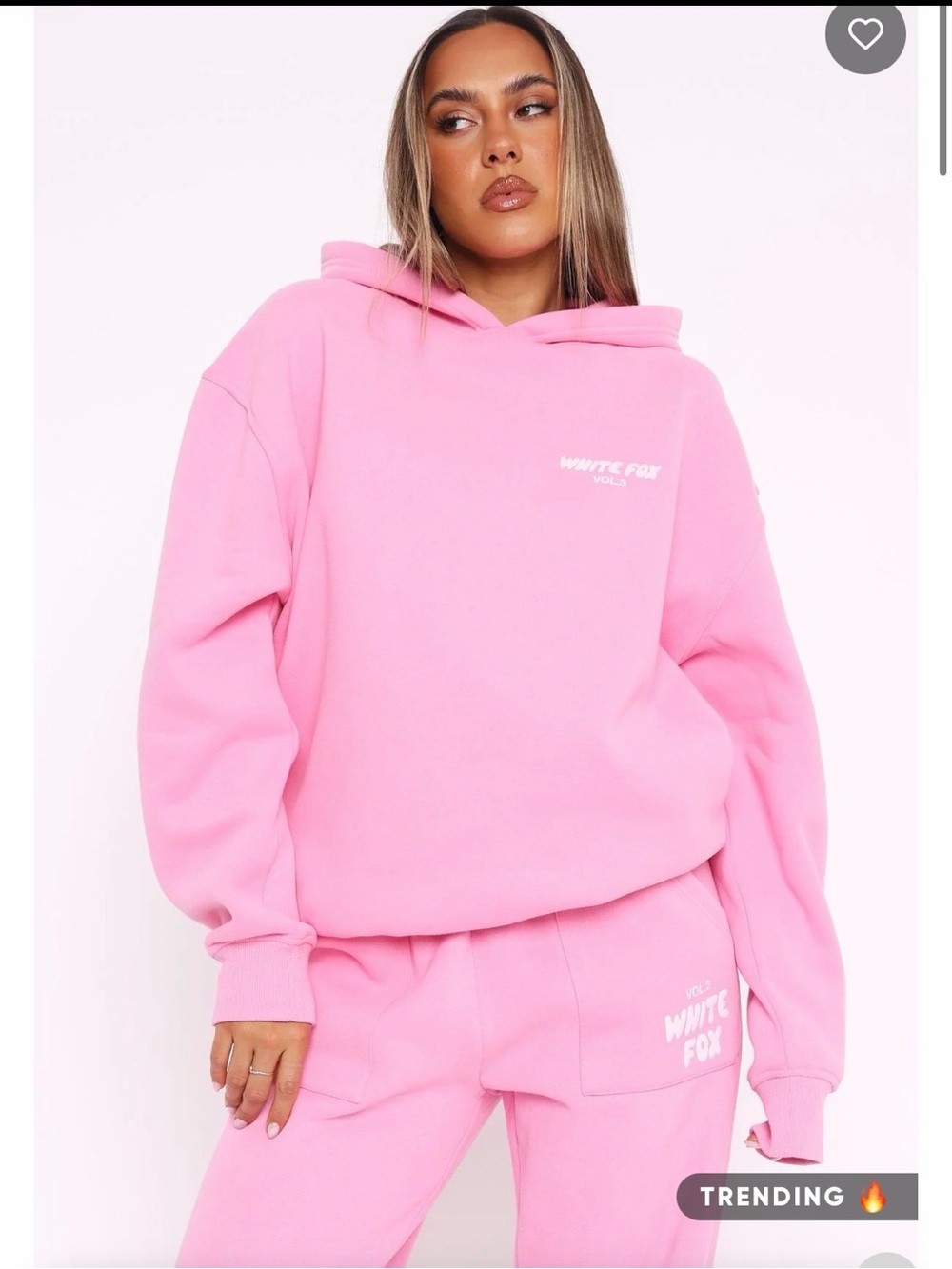 White Fox Offstage Hoodie Bubblegum